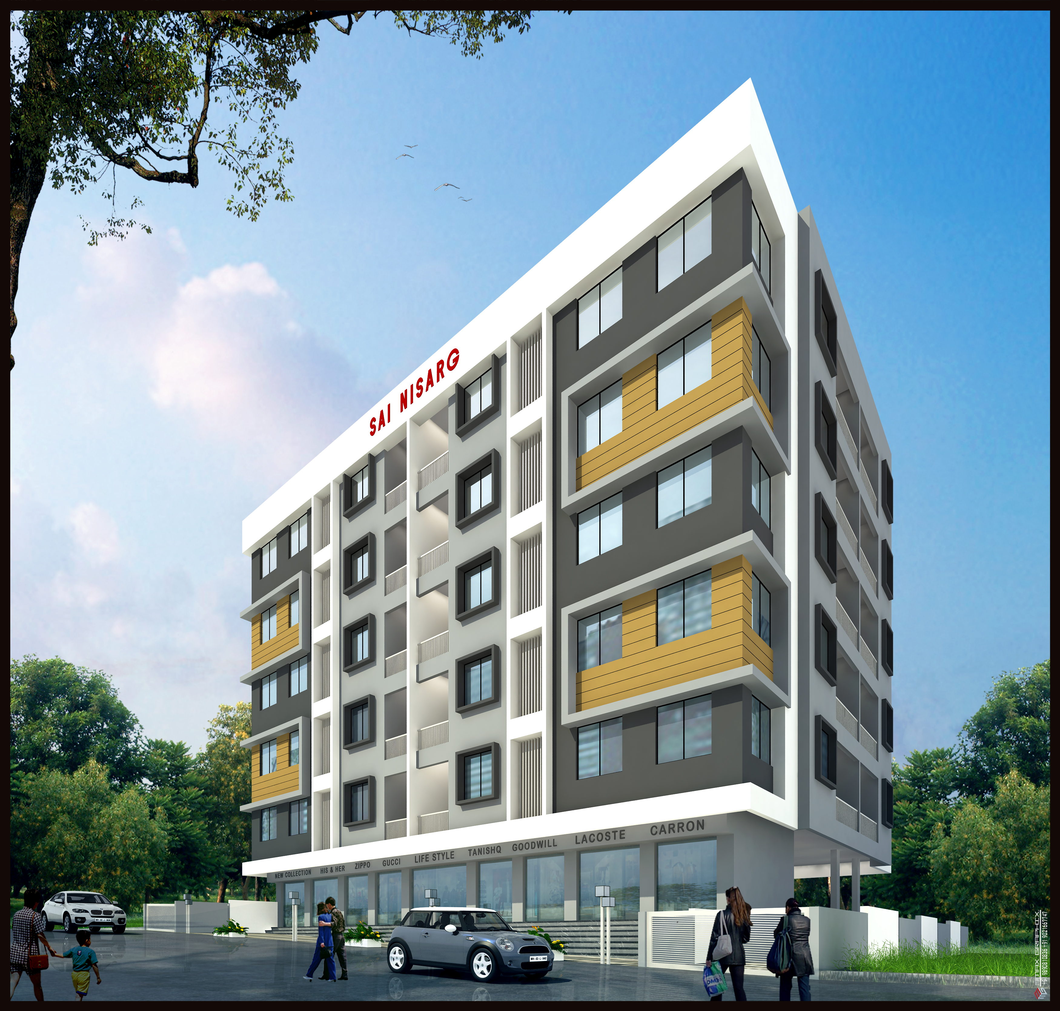 Previous construction project - completed building